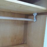 Re-enchanted Art Deco wardrobe in beige.