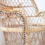 Emmanuelle miniature rattan chair