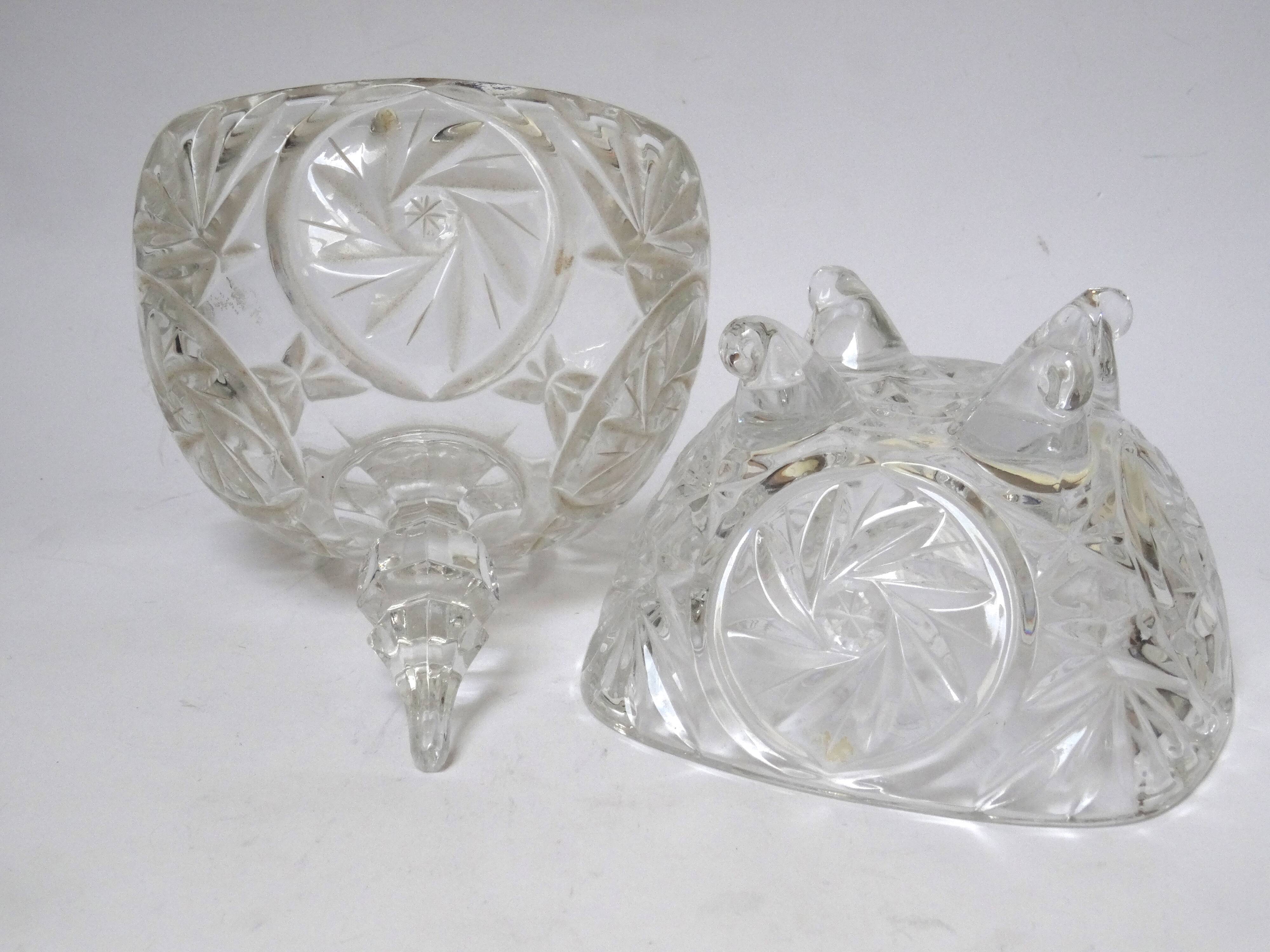 Square crystal candy box