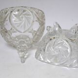 Square crystal candy box