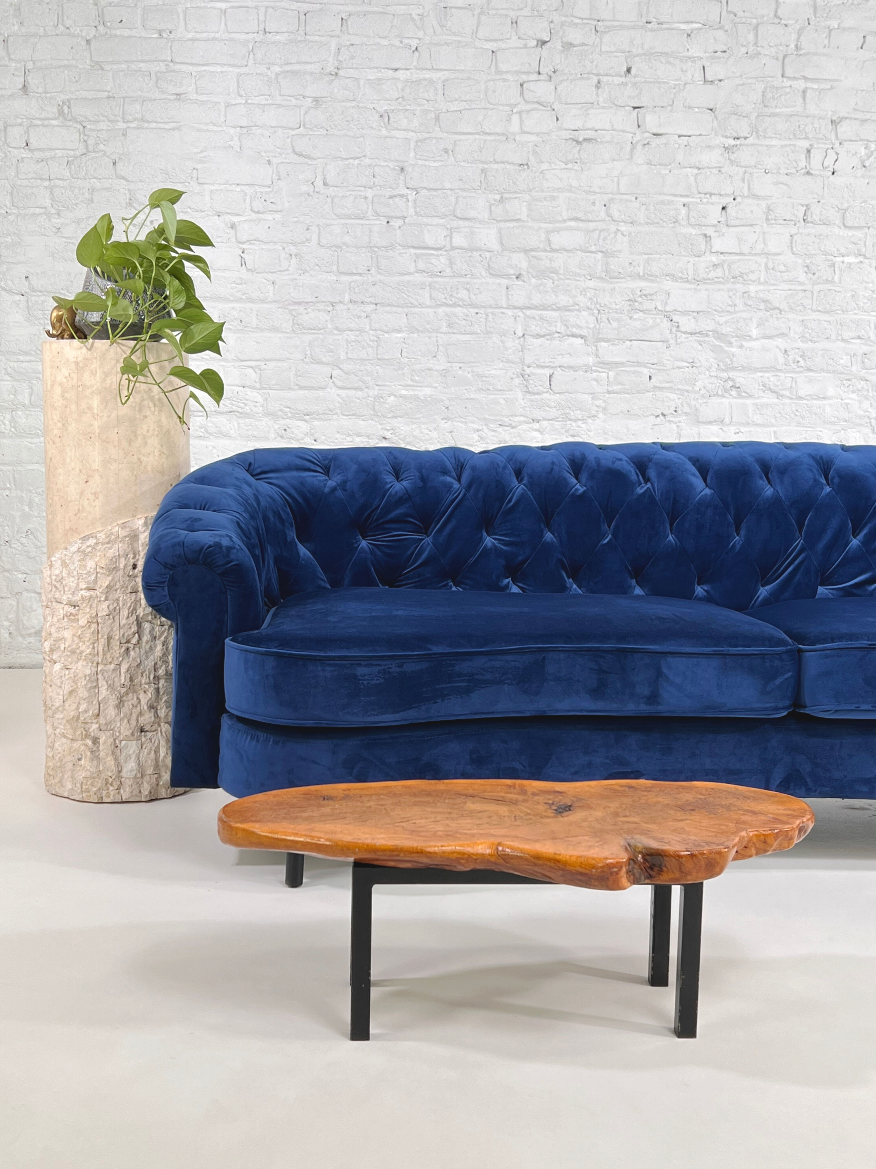 Tree trunk coffee table 50s