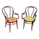 Deux fauteuils J&J Kohn 1900 en bois courbé