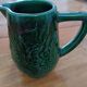 Small dark green Art Deco Saint Clément jug