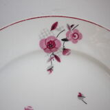 Plat rond fleuri - Limoges