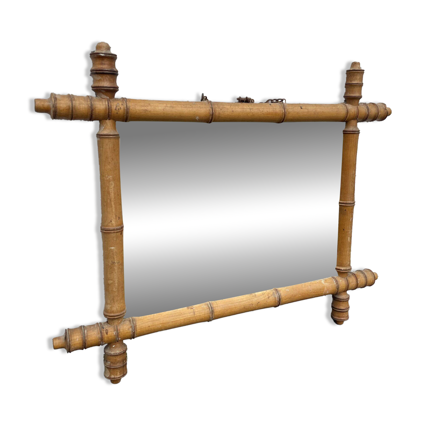 Bamboo mirror 43x53cm