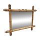 Bamboo mirror 43x53cm