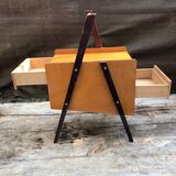 Travailleuse boîte à couture années 50