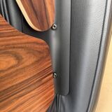 Vitra Eames Lounge Chair XL + Ottoman, Black leather & Santos Rosewood