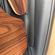 Vitra Eames Lounge chair XL + Ottoman, Zwart leder & Santos Palissander