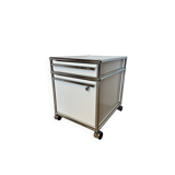USM Haller rolling cabinet in Pure White