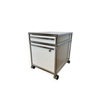 Caisson sur roulettes USM Haller en Blanc Pur