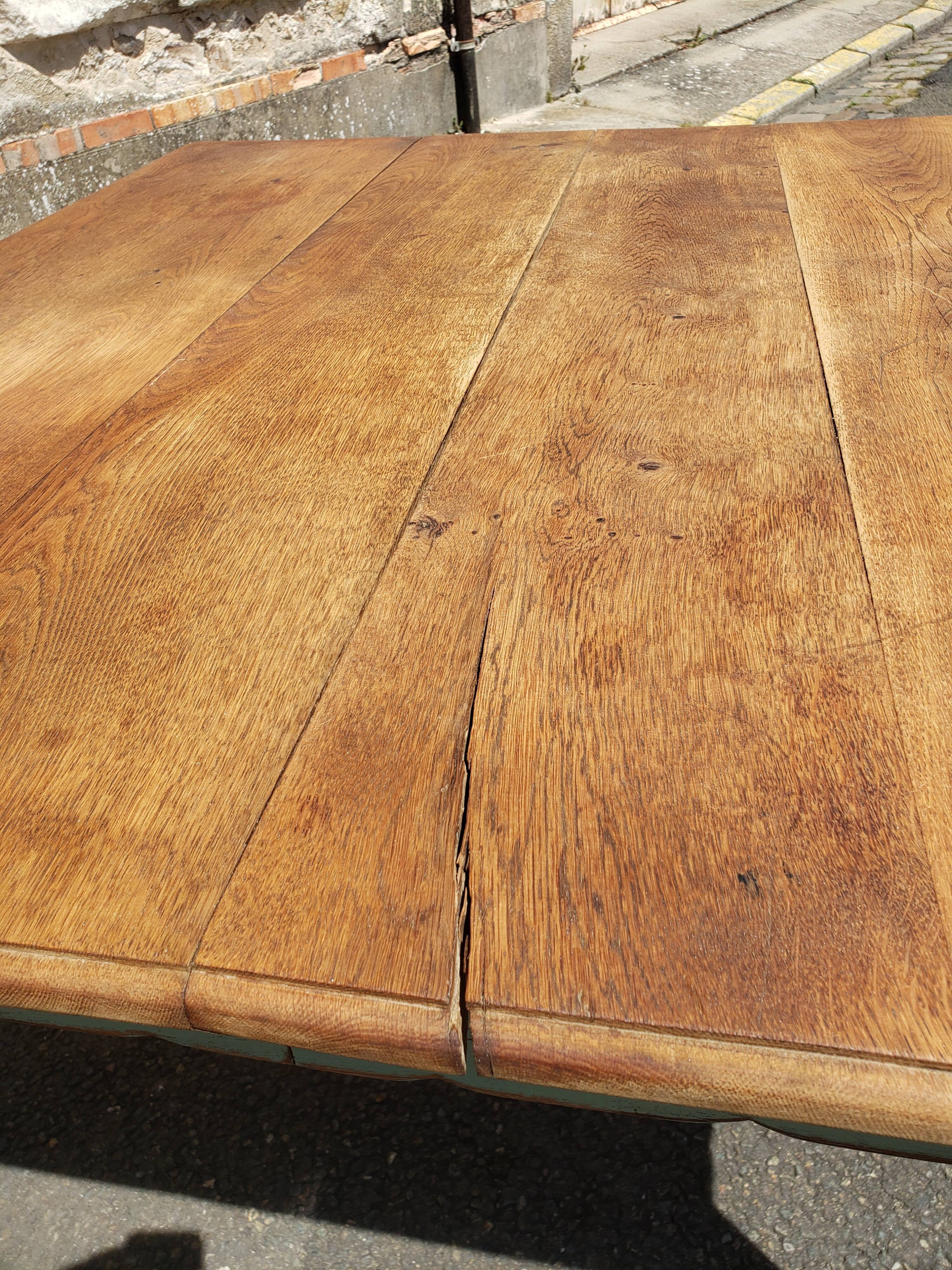 Table and chairs art deco wood and pastel