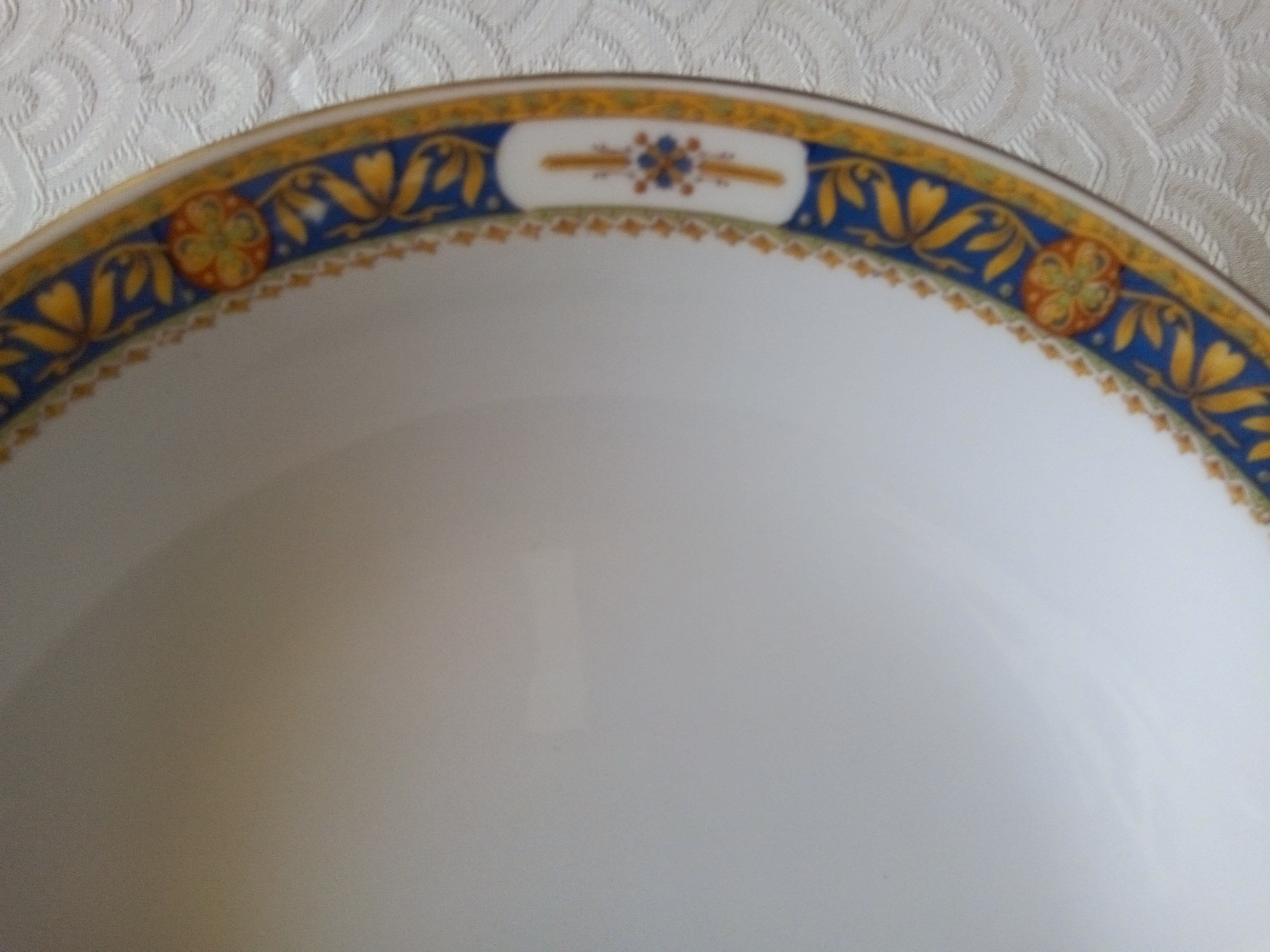 Limoges porcelain round dish