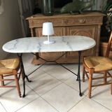 Marble bistro table
