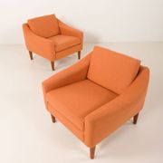 Dux Mid century lounge chairs attr. to  Folke Ohlsson, Sweden 1960s