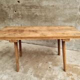 Antique butcher's table, work table, dining table, side table, oak