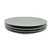Set de 4 assiettes à déssert blanches Limoges