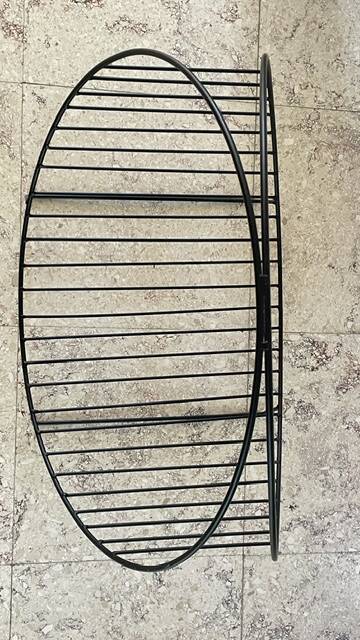Magazine rack vintage log holder