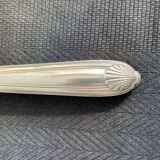 Salad cutlery service, filled silver, gold metal, France