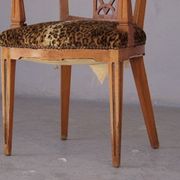 Fauteuil de bureau louis XVI en merisier