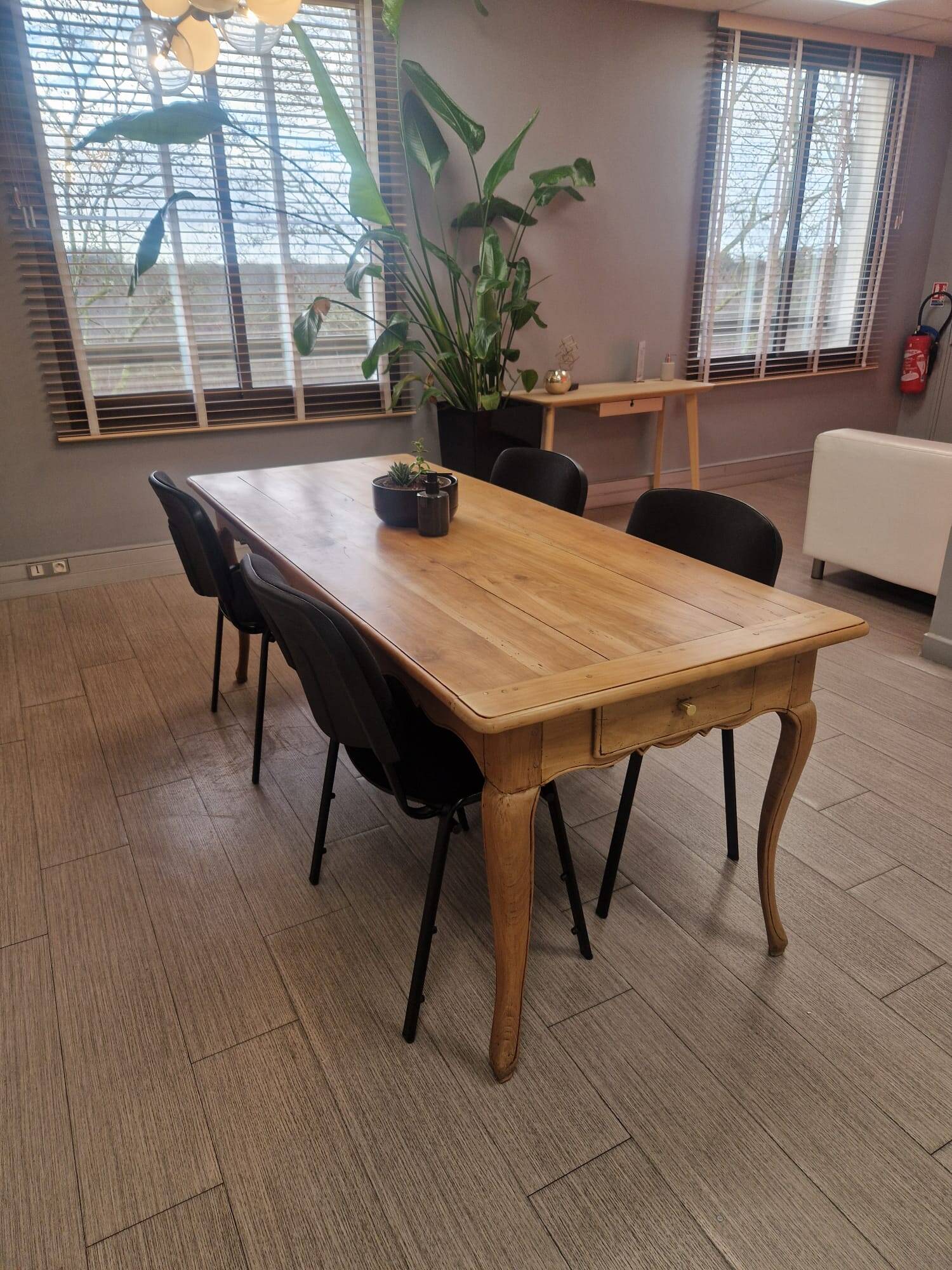 Louis XV style farmhouse table