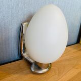 Opaline wall lamp half egg form