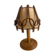 Lampe en rotin Louis Sognot 1950