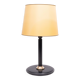 Stich Leather Table lamp Jean Adnet in style 1960s