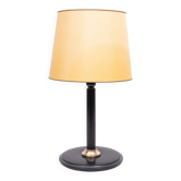Stich Leather Table lamp Jean Adnet in style 1960s