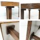 Mid Century Table d'appoint en bois massif Vintage Banc de fleurs Tabouret de fleur Design danois Ta