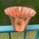 Cache pot cuivre Lecellier Villedieu vintage