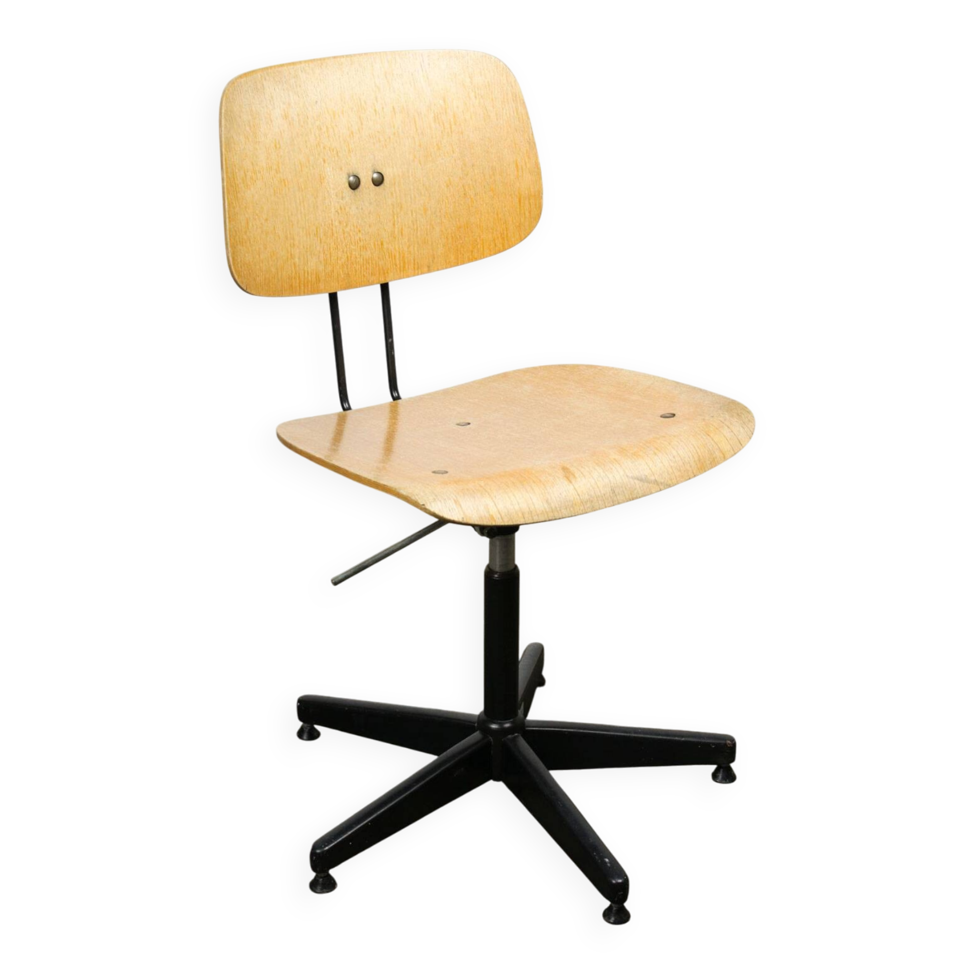 Vintage Plywood Office Chair, 70s