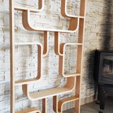 Ludvík Volák's wall from the 1960s, produced for the Czechoslovakian furniture factory Dřevopodnik Holešov