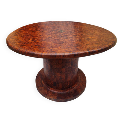 Table basse en marqueterie de thuya - Art déco