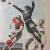 Illustration of Foot 40s - Vintage Sport