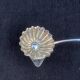 A fine silver-plated Art Nouveau sauce spoon/punch ladle, made by S.F.A.M.,