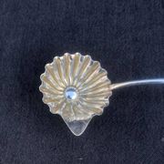 A fine silver-plated Art Nouveau sauce spoon/punch ladle, made by S.F.A.M.,