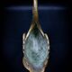 Bronze patinated pocket emptier with swan decoration by Max Le Verrier.