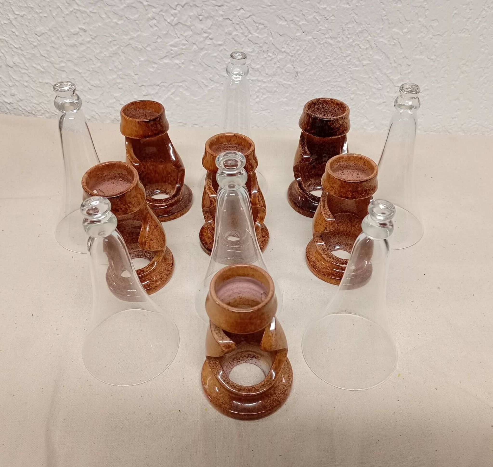 Champagne flutes Francis Dumelié