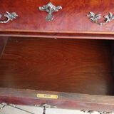 Bordeaux XV style chest of drawers in mahogany wood