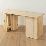 Solid wood desk from the 1980s