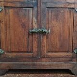 Xavier Aubert Dijon butcher's cooler in solid oak, professional furniture