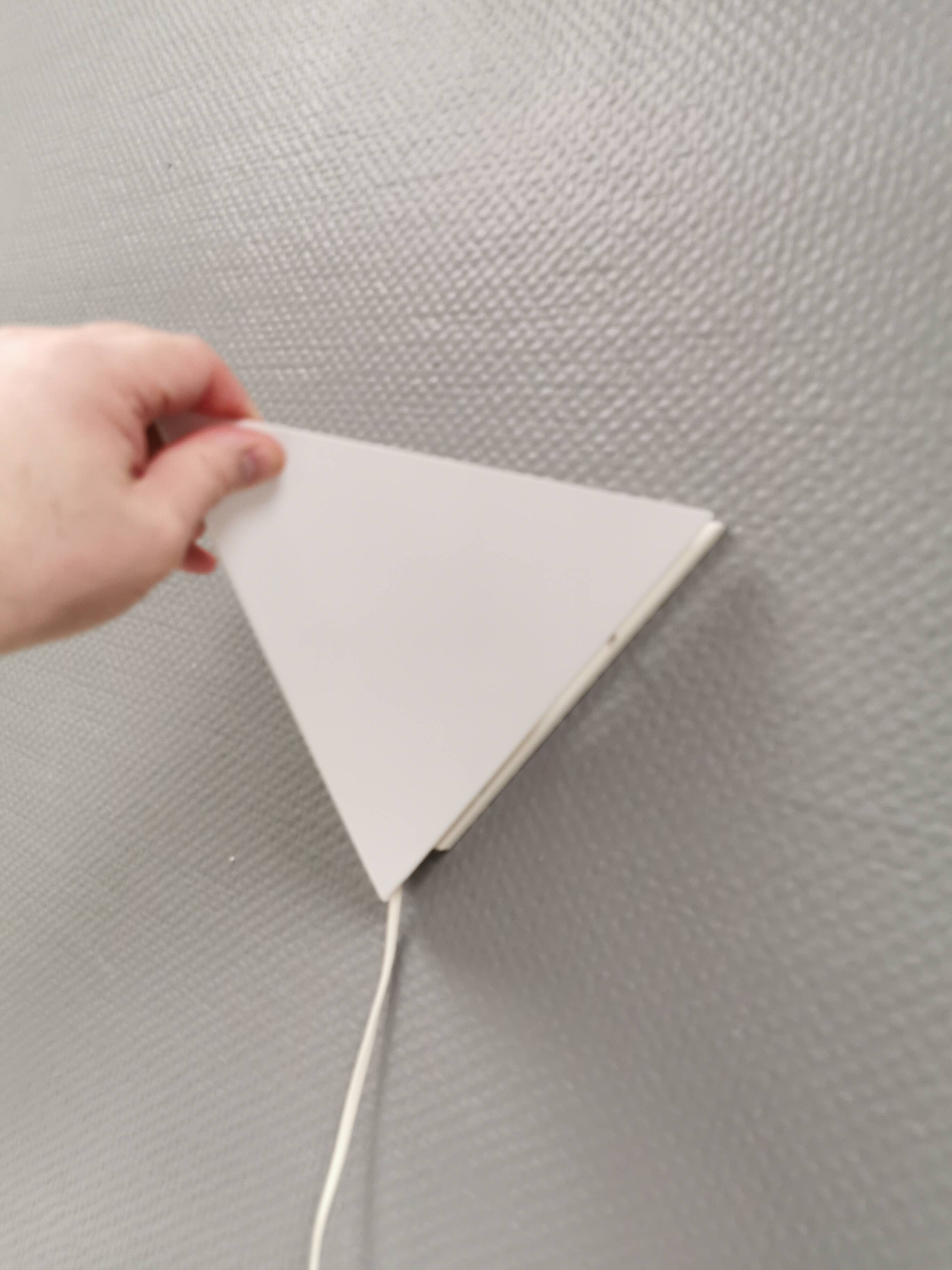 Applique murale inversée de Lyskilde danois des années 1980.