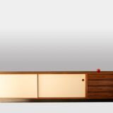 Wilhelm Renz. Enfilade in rosewood and laminate. Circa 1960-70.