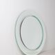 Large vintage mirror with double facet edge