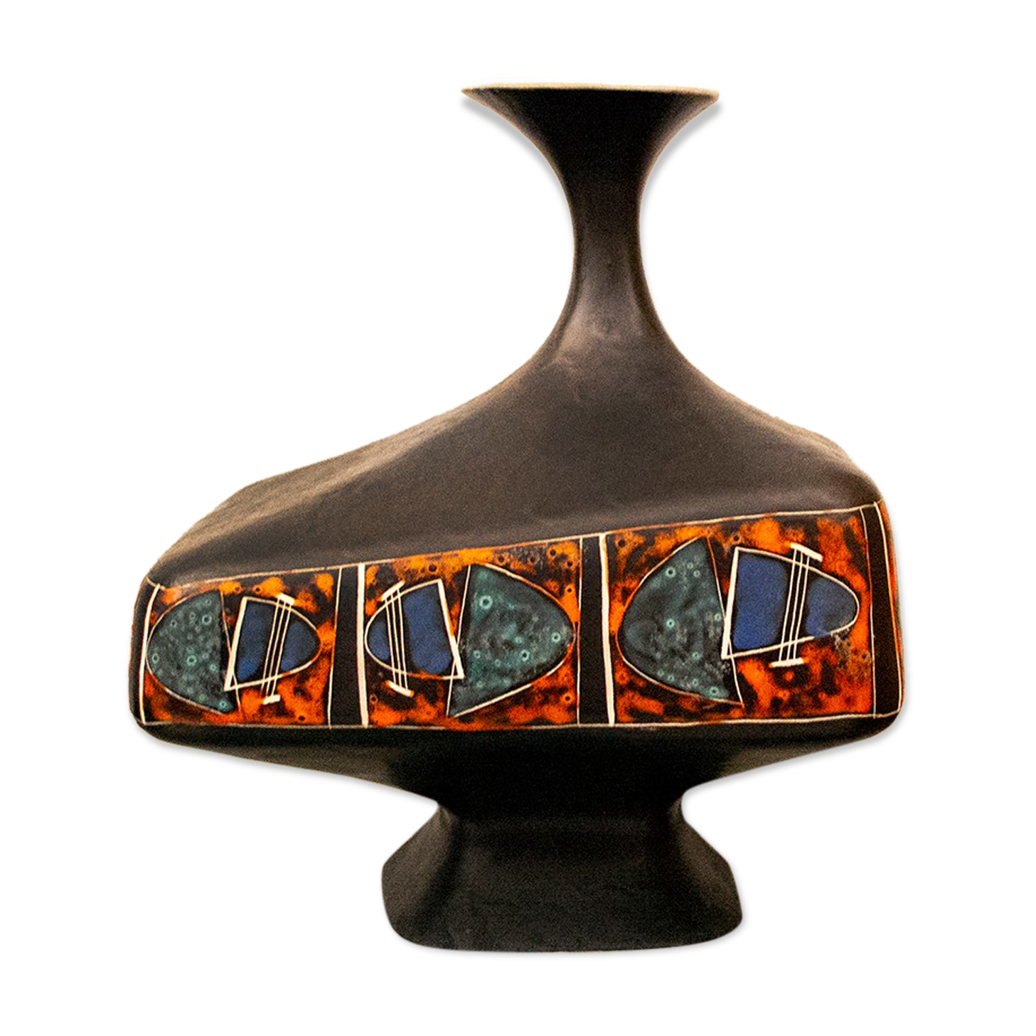 Ceramic Vase, Italy, 1950s