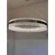 Murano Glass Pendant Chandelier Hammered Clear Glass in Polish Kromo Ring W