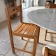 6 solid beech chairs by André Sornay