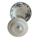 Set of 2 ironstone soup plates by Hippolyte Boulenger