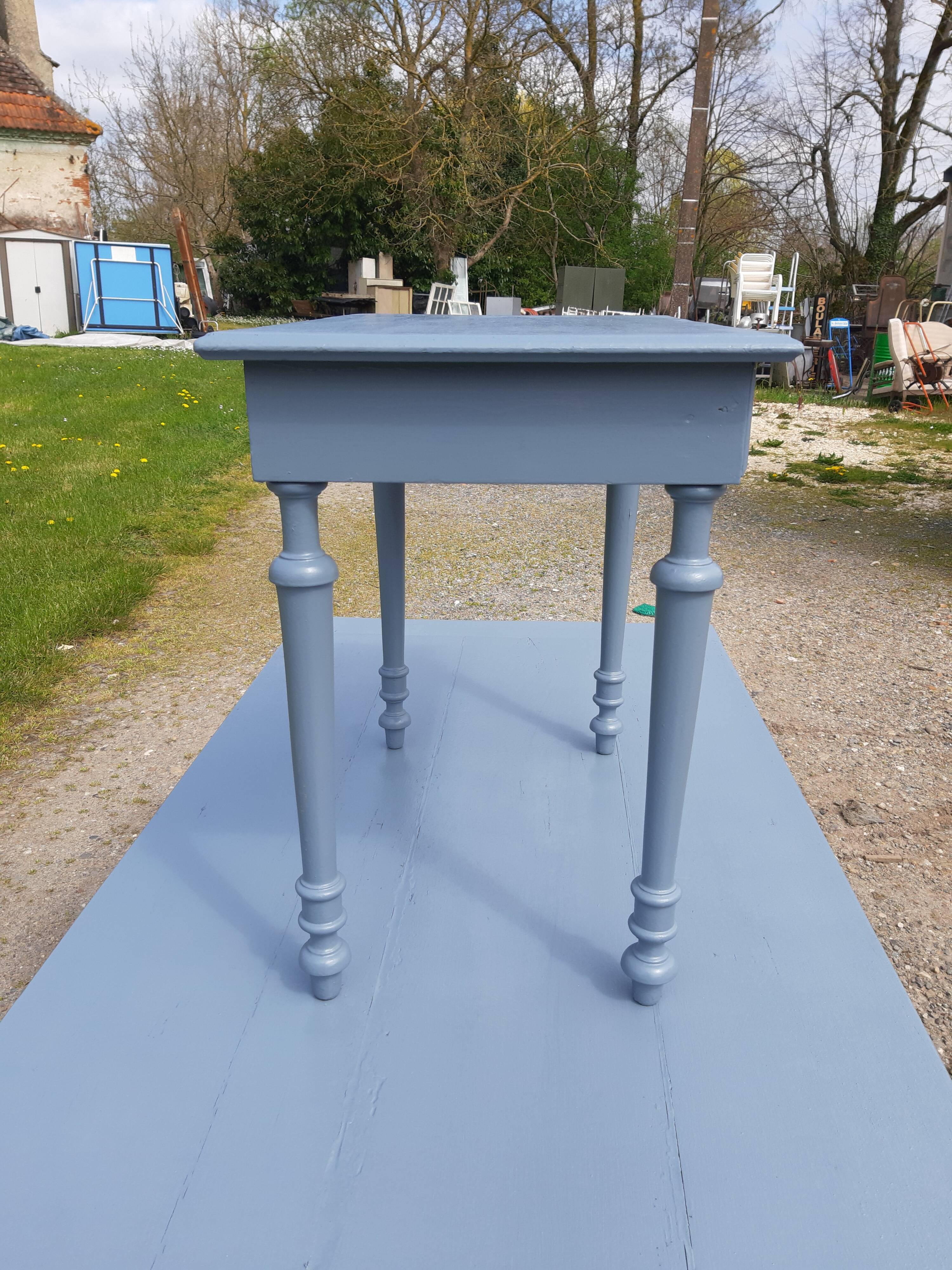 Table Child 19th Old Grey Ceruse